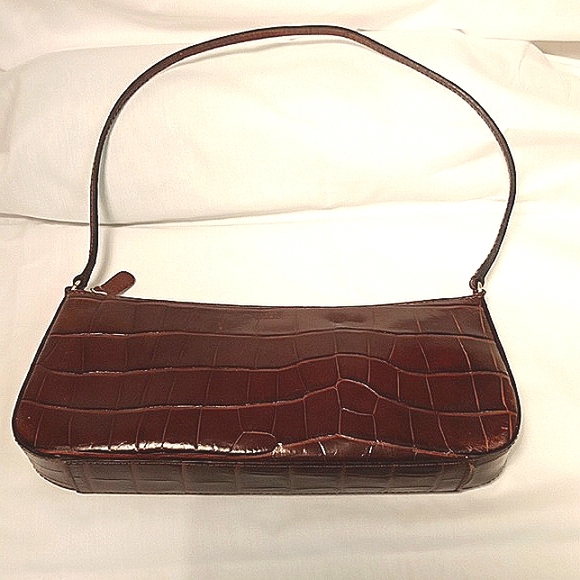 Italian leather baguette bage - Picture 3 of 6